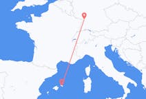 Flights from Menorca in Spain to Karlsruhe in Germany