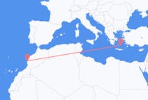 モロッコのから エッサウィラ、ギリシャのへ サントリーニ島フライト