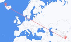 Flights from the city of Sialkot, Pakistan to the city of Ísafjörður, Iceland