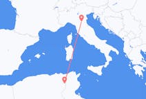 Flyreiser fra Tebessa, Algerie til Bologna, Italia