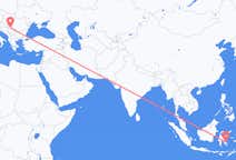 Flüge von Kendari, Indonesien nach Belgrad, Serbien
