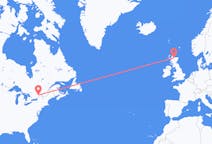 Flyg från Ottawa, Kanada till Inverness, Skottland