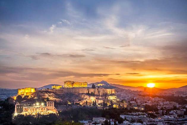Visite photo au lever du soleil à Athènes