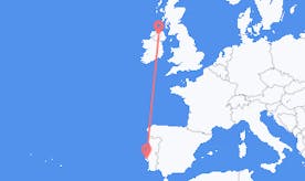 Flyreiser fra Nord-Irland til Portugal