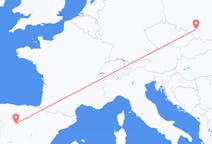 Vluchten van Valladolid, Spanje naar Katowice, Polen