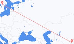 Flights from Khujand, Tajikistan to Örebro, Sweden