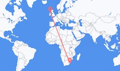 Flyrejser fra Margate, KwaZulu-Natal til Derry