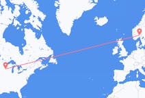 Flyreiser fra Rochester, USA til Oslo, Norge