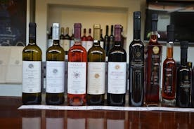 Besuch eines Weinmuseums und Weinprobe in Santorini