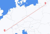 Fly fra Vilnius til Aurillac