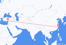 Flyreiser fra Wenzhou, Kina til Adana, Tyrkia
