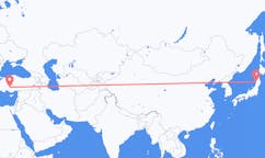 Flights from Akita, Japan to Konya, Turkey