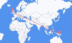 出发地 巴布亚新几内亚戈羅卡前往北爱尔兰的德里的航班