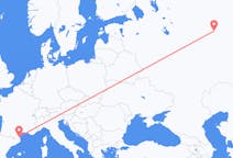 Flights from Kirov, Russia to Perpignan, France
