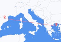 Flyreiser fra Andorra la Vella, Andorra til Lemnos, Hellas