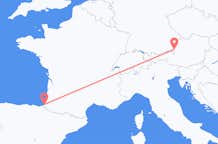 Flights from Biarritz to Salzburg