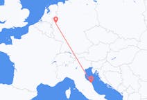 Flyreiser fra Ancona, Italia til Düsseldorf, Tyskland