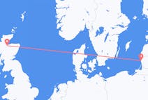 Vluchten van Inverness, Schotland naar Palanga, Litouwen