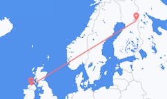 Vols de Kuusamo, Finlande pour Derry, Irlande du Nord