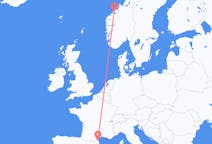 Flights from Perpignan, France to Molde, Norway