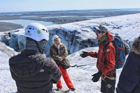 Excursion d'exploration sur glace depuis le lagon glaciaire