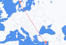 Flights from Larnaca, Cyprus to Gothenburg, Sweden