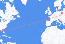 Flyreiser fra Tampa, USA til Katowice, Polen