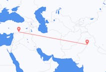 Loty z Amritsar, Indie do Sanliurfy, Turcja