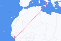 Flights from Conakry to Reggio Calabria