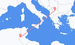 Flyreiser fra Tozeur, til Skopje
