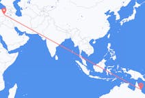 Flyrejser fra Cairns, Australien til Diyarbakir, Tyrkiet