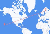 Flyreiser fra Honolulu, USA til Uleåborg, Finland