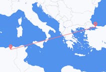 Flyrejser fra Konstantin, Algeriet til Istanbul, Tyrkiet