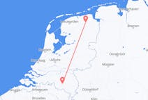 Lennot Eindhovenista, Alankomaat Groningeniin, Alankomaat