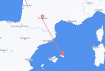 Flights from Toulouse, France to Menorca, Spain
