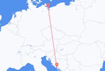 Flyreiser fra Heringsdorf, Tyskland til Split, Kroatia