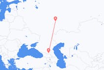 Vols depuis la ville d'Oulianovsk vers la ville de Vladikavkaz