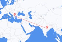 Flyrejser fra Raipur, Indien til Thessaloniki, Grækenland