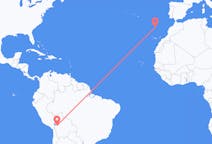 Flights from La Paz, Bolivia to Vila Baleira, Portugal