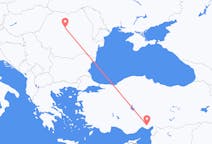 Vols depuis la ville de Târgu Mureș vers la ville d'Adana
