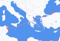 Loty z Monastir, Tunezja do Zonguldaka, Turcja