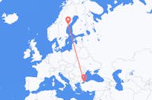 Flyreiser fra Örnskoldsvik, Sverige til Istanbul, Tyrkia