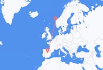 Flyrejser fra Florø, Norge til Madrid, Spanien
