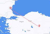 Flyreiser fra Burgas, Bulgaria til Kayseri, Tyrkia