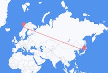 Flights from Akita, Japan to Bodø, Norway