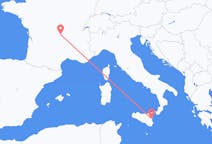 Flüge von Clermont-Ferrand, Frankreich nach Catania, Italien
