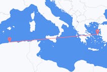 Vluchten van Algiers naar Chios