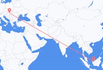 Flights from from Kuching to Budapest