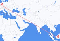 Flüge von Palangka Raya, Indonesien nach Frankfurt, Deutschland