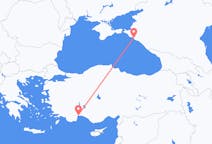 Vols depuis la ville de Gelendjik vers la ville d'Antalya
